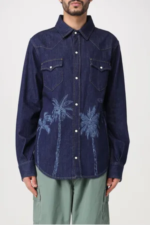 Alanui Camicia in con palme stampate