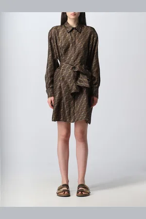 Fendi Abito chemisier in twill