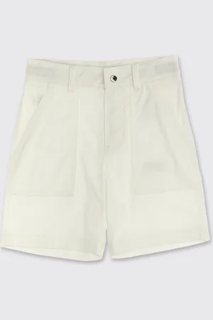 Moncler Bermuda in gabardine di cotone