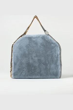 Stella McCartney Borsa Falabella in pelliccia sintetica con maglia chain