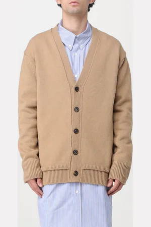 Maison Margiela Cardigan in misto lana e cotone