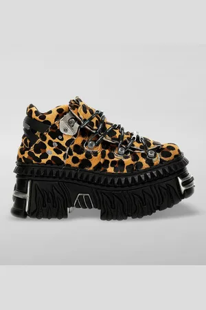 Vetements Sneakers New Rock x in cavallino animalier