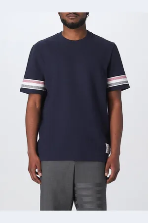 Thom Browne T-shirt con bande a righe