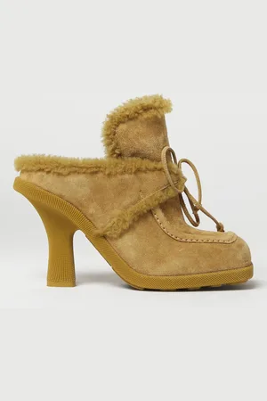 Burberry Sabot Highland in camoscio