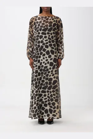 Max Mara Abito in mussola animalier