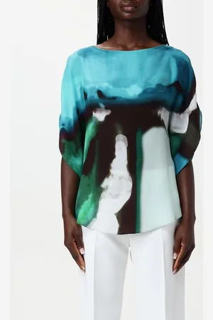 GIANLUCA CAPANNOLO Blusa in seta con stampa astratta