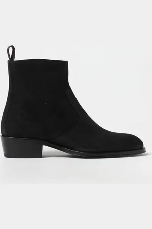 Giuseppe Zanotti Stivaletto Chicago in crosta con zip