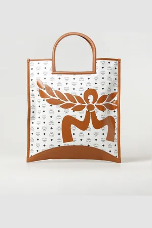 MCM Borsa Aren in pelle sintetica stampata