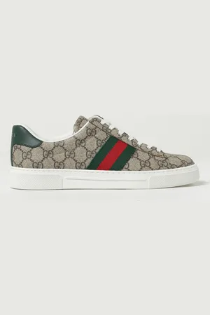 Gucci Sneakers in tessuto GG Supreme e pelle