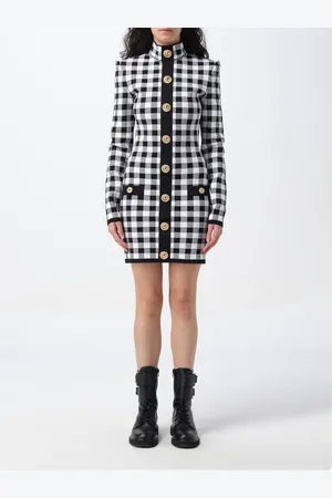 Balmain Abito a quadri