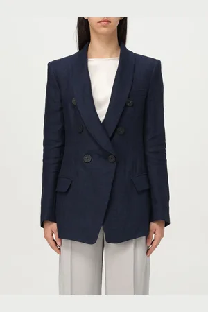 Emporio Armani Blazer a doppiopetto in lino