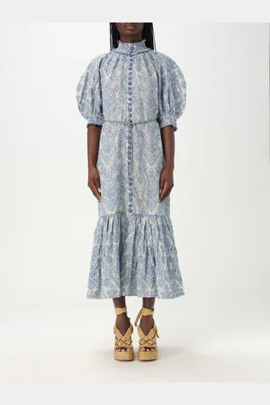 ZIMMERMANN Abito chemisier in cotone stampato
