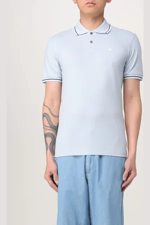 Emporio Armani Polo basic in cotone con mini logo