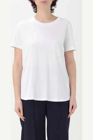 Max Mara T-shirt basic in cotone