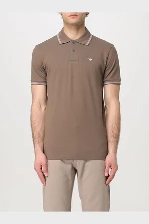 Emporio Armani Polo basic in cotone con mini logo