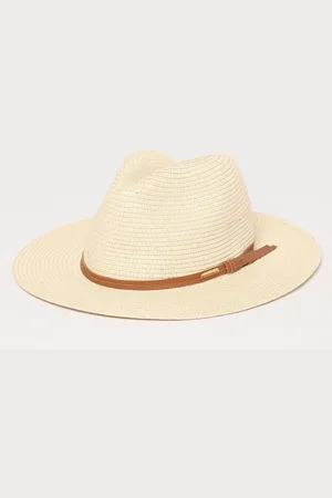 Barbour Cappello Evelyn Braid Trilby in rafia con fettuccia
