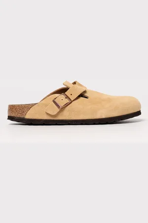 Birkenstock Sabot Boston in camoscio