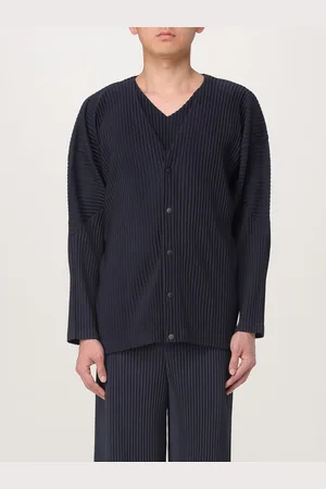 Issey Miyake Cardigan in poliestere plissettato