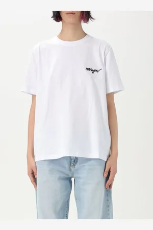 Msgm T-shirt in cotone con logo