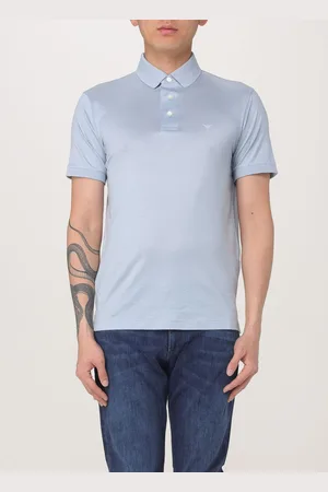 Emporio Armani Polo in cotone e lyocell