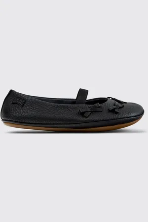 Camper Ballerina Twins in pelle a grana con fiocchi