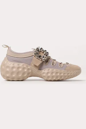 Roger Vivier Sneakers Viv Run in camoscio e mesh