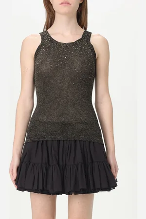 ANIYE BY Top in misto cotone lurex