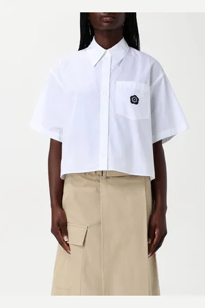 Kenzo Camicia cropped in cotone
