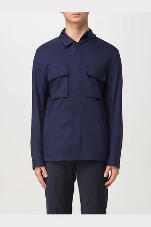 Kiton Overshirt in misto lana