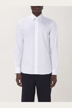 Emporio Armani Camicia classica in misto cotone