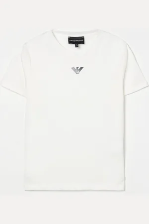 Emporio Armani T-shirt in cotone con mini logo