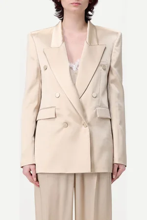 MVP Wardrobe Blazer doppiopetto in misto seta