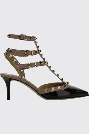 VALENTINO GARAVANI Slingback Rockstud in vernice