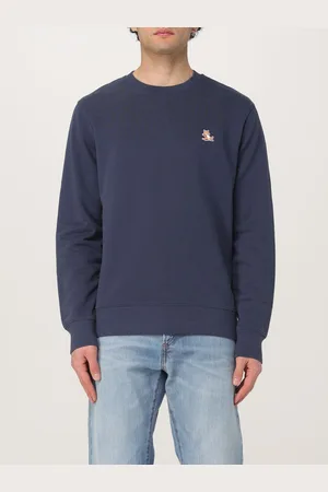 Maison Kitsuné Felpa a girocollo con mini logo
