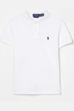 Ralph Lauren Polo in cotone con mini logo ricamato