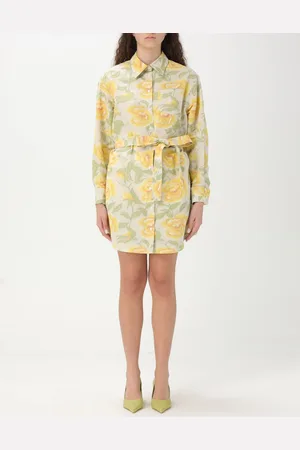Kenzo Abito chemisier in misto cotone stampato