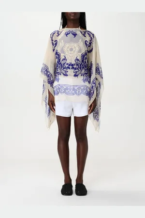 Etro Blusa in seta con stampa Paisley
