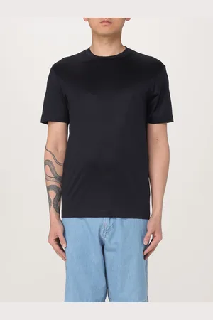 Emporio Armani T-shirt basic in lyocell