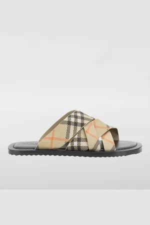 Burberry Sandalo Vintage Check in canvas