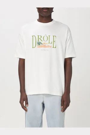 Drôle de Monsieur T-shirt Drole De Monsieur in cotone con logo