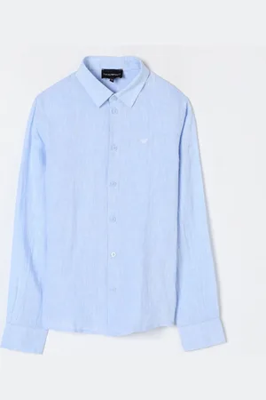 Emporio Armani Camicia in cotone con logo