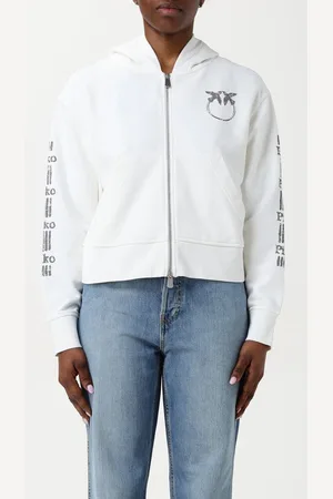 Pinko Felpa con zip in cotone