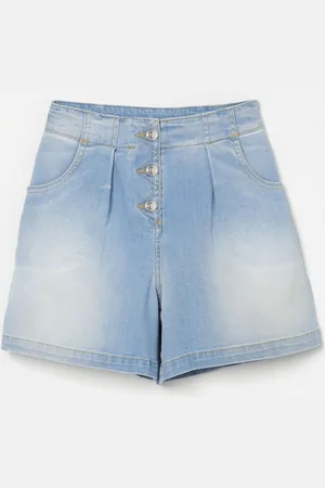 Etro Pantaloncino di jeans con logo