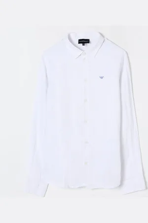 Emporio Armani Camicia in cotone con logo
