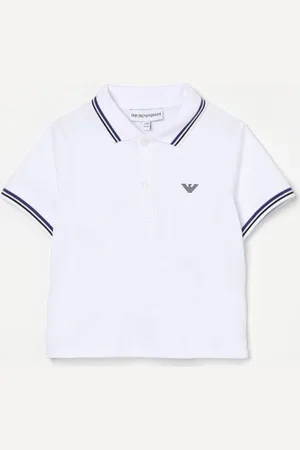 Emporio Armani Polo in cotone con mini logo
