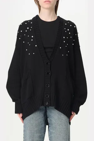 ANIYE BY Cardigan in cotone con cristalli