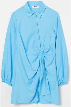 Msgm Abito chemisier arricciato