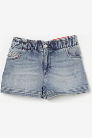 Diesel Pantaloncino di jeans con logo