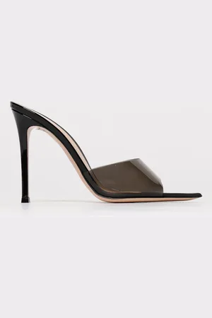 Gianvito Rossi Mules Elle in pvc e vernice
