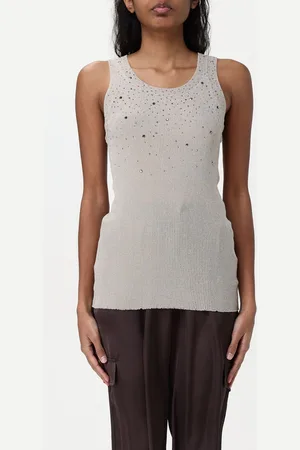 ANIYE BY Top in misto cotone lurex